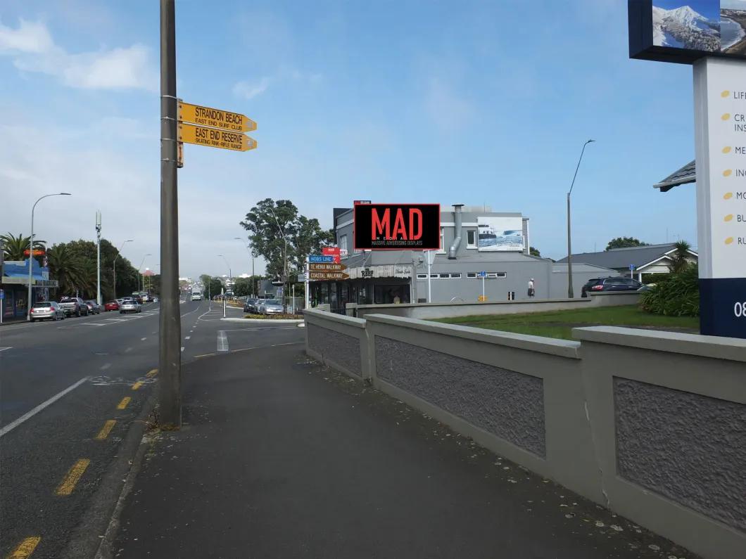 Billboard over intersection
